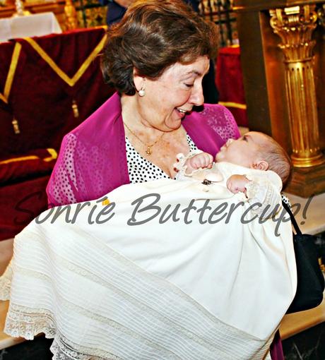 Cristina recibe el bautismo