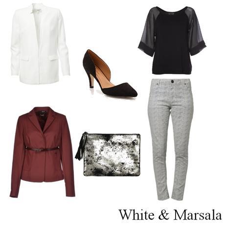 White & Marsala + Básicos