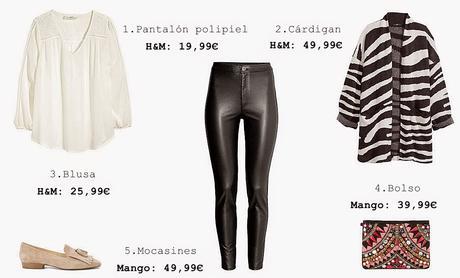 Looks con un pantalón de polipiel Looks con un pantalón de polipiel