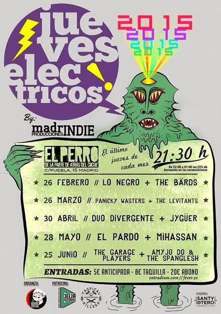 Panichy Wasters y The Levitants en los Jueves eléctricos en El Perro