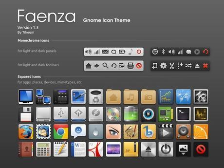 Instalar los iconos Faenza en Ubuntu mediante PPA Instalar los iconos Faenza en Ubuntu mediante PPA