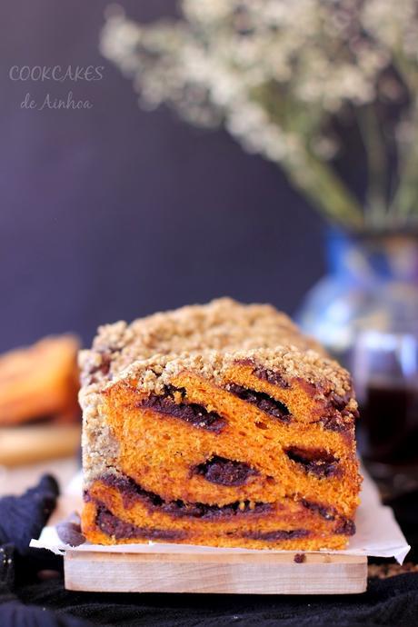 BABKA DE CALABAZA Y CHOCOLATE BABKA DE CALABAZA Y CHOCOLATE