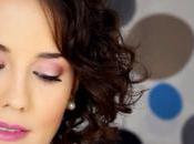Maquillaje tonos rosas morados para labios lila
