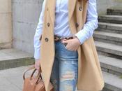 Abrigo chaleco ripped jeans