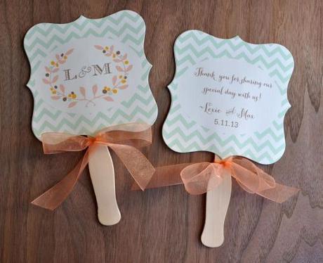 Detalles para invitados para una boda al aire libre Pai pai wedding