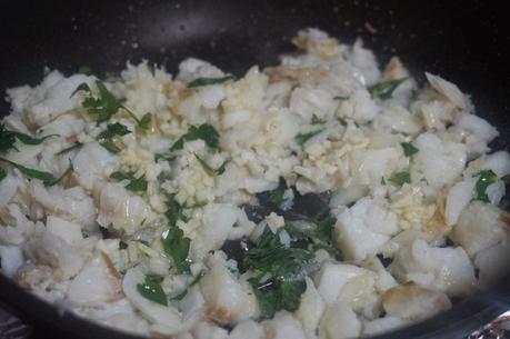 Pastel de bacalao y calabacín
