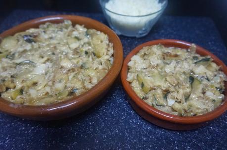 Pastel de bacalao y calabacín