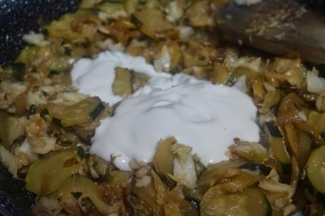 Pastel de bacalao y calabacín