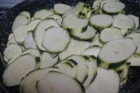 Pastel de bacalao y calabacín