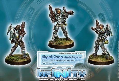 Comando Akalis con Spitfire,nueva figura para Panoceanía(Infinity)