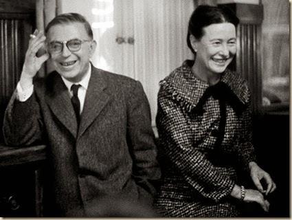 Simone de Beauvoir y Jean Paul Sartre