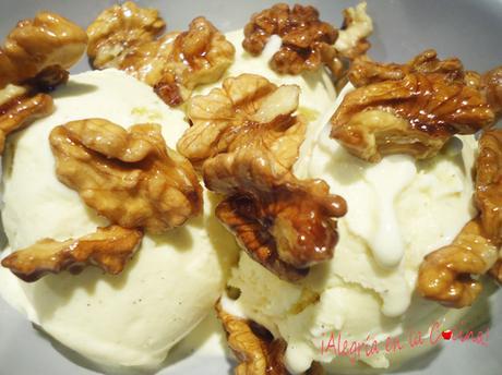 Receta de nueces caramelizadas