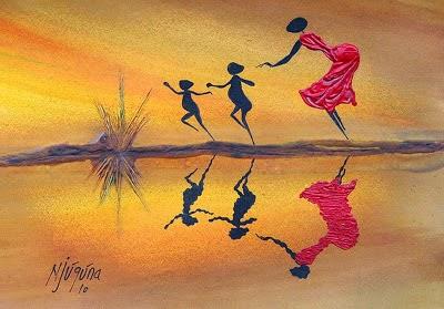 PINTURAS DE BERNARD NDICHU NJUGUNA. KENYA.AFRICA