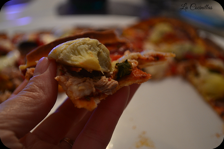 Masa de pizza que no engorda para dietas