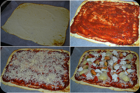 Masa de pizza que no engorda para dietas