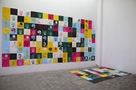 Felipe Ehrenberg, Juan Gabriel y la Palmera Roja (2008 – revisada en 2010). Interpretación: Ángela Cuadra, Nacho Martín Silva, Enrique Radigales, Clara Sánchez Sala, Daniel Silvo. Foto: Pablo Duarte Medina