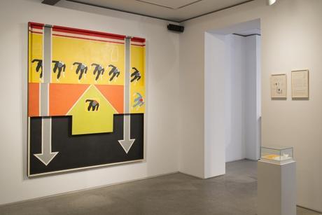 Felipe Ehrenberg, La caída, 1968. Vista de la exposición 67//15 en Galería Freijo. Foto: Pablo Duarte Medina