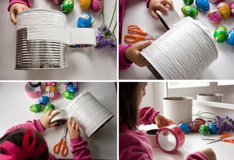 Taller de creactividad: Diy conejo para lo huevos de Pascua3 Taller de creactividad: Diy conejo para lo huevos de Pascua en una lata3