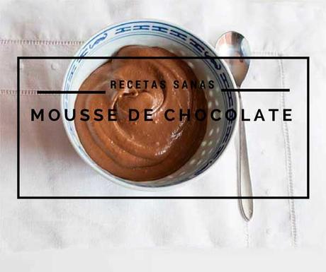 Mousse de chocolate sano