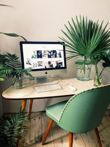 Decoración con plantas verdes Decoración con plantas verdes