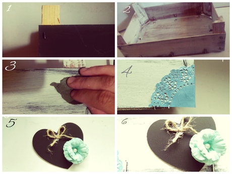 Caja de fresas decorada