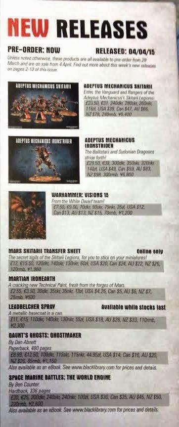 Precios y mas del Mechanicum(Ultima Hora)EDITADO