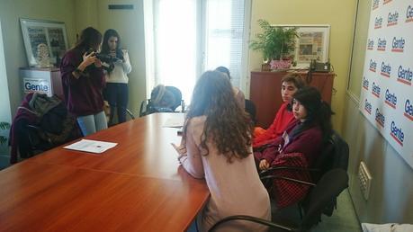 Periodistas por un día: alumnos de 4º de ESO entrevistan a nuestra autora Nidia Represa