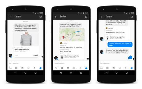 Facebook Messenger se ofrece también como servicio postventa