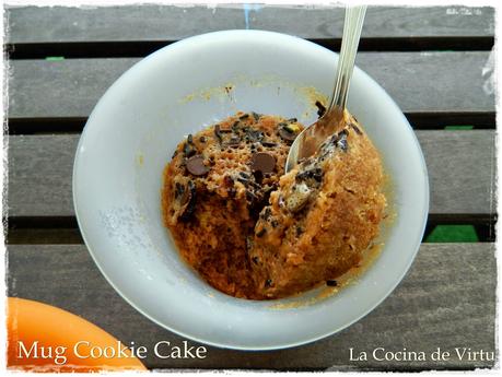 Mug Cookie Cake : bizcocho de galletas a la taza
