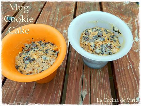 Mug Cookie Cake : bizcocho de galletas a la taza