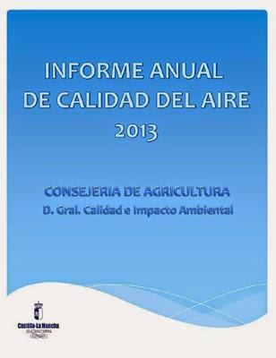 Informe sobre Calidad del Aire de Castilla-La Mancha 2013