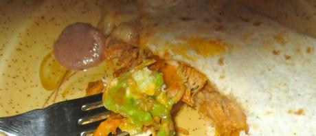 Cena rápida: Taquito Just eat.  Quesadillas y Fajitas