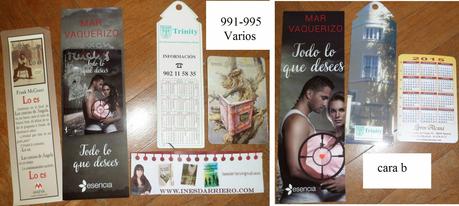 Amor a los libros: mi colección de marcapáginas, postales y monerías literarias (952-1000)