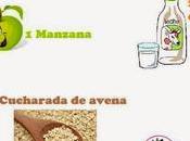 Smoothies remolacha, manzana avena