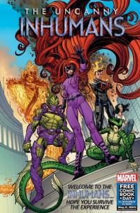 The Uncanny Inhumans para el Free Comic Book Day