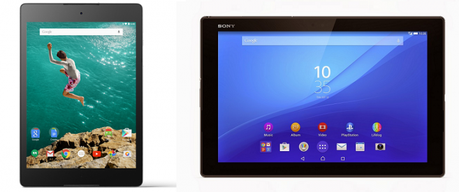 Xperia Z4 v. Nexus 9