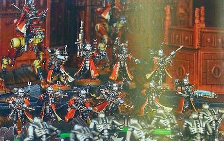 Portada de la WDW 61(En alemán) y mas fotos de los Skitarii(Y Khorne)