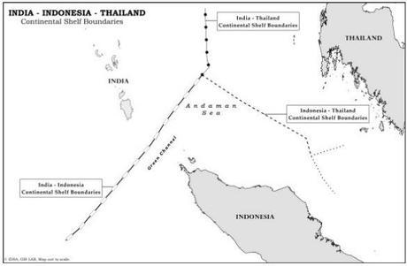 Fronteras India Tailandia Indonesia