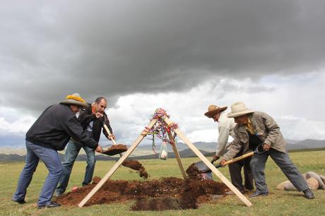 Esta obra se logró con la colaboración de Quehuincha, Hudbay y la municipalidad de Livitaca.