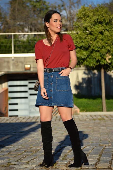 Outfit | Skater skirt