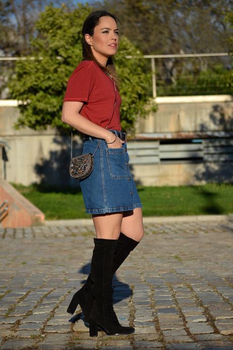 Outfit | Skater skirt