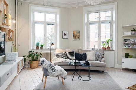 DECO: Pequeño piso lleno de detalles