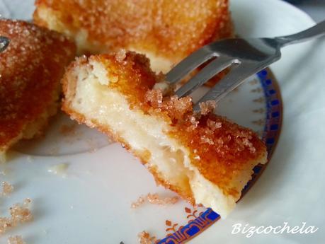 TORRIJAS RELLENAS DE CREMA