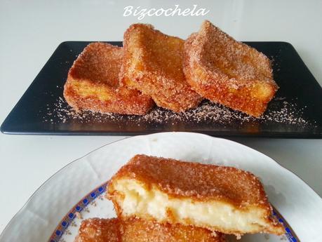 TORRIJAS RELLENAS DE CREMA