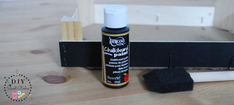DIY: Caja de fresas con Chalkboard paint DIY: Caja de fresas con Chalkboard paint