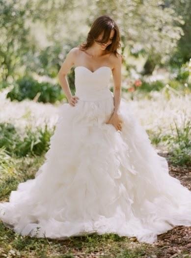 5 tipos de faldas en los vestidos de novia - Paperblog