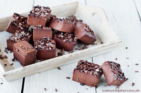 Receta de fudge sin lactosa