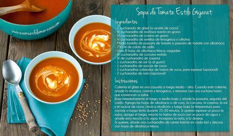 Sopa de Tomate Estilo Gujarat