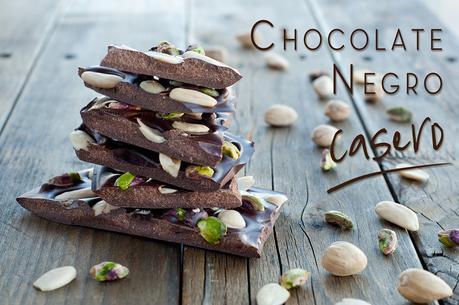 Receta chocolate negro casero (sin lácteos, sin azúcar refinado, paleo)