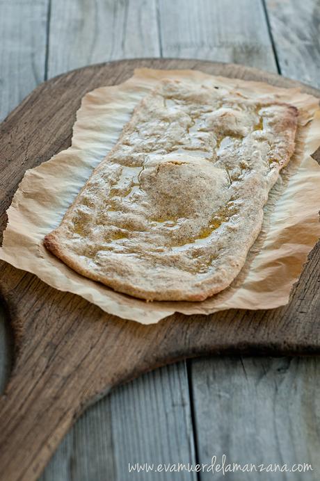 Receta de coca, pizza o crackers de trigo sarraceno o alforfón
